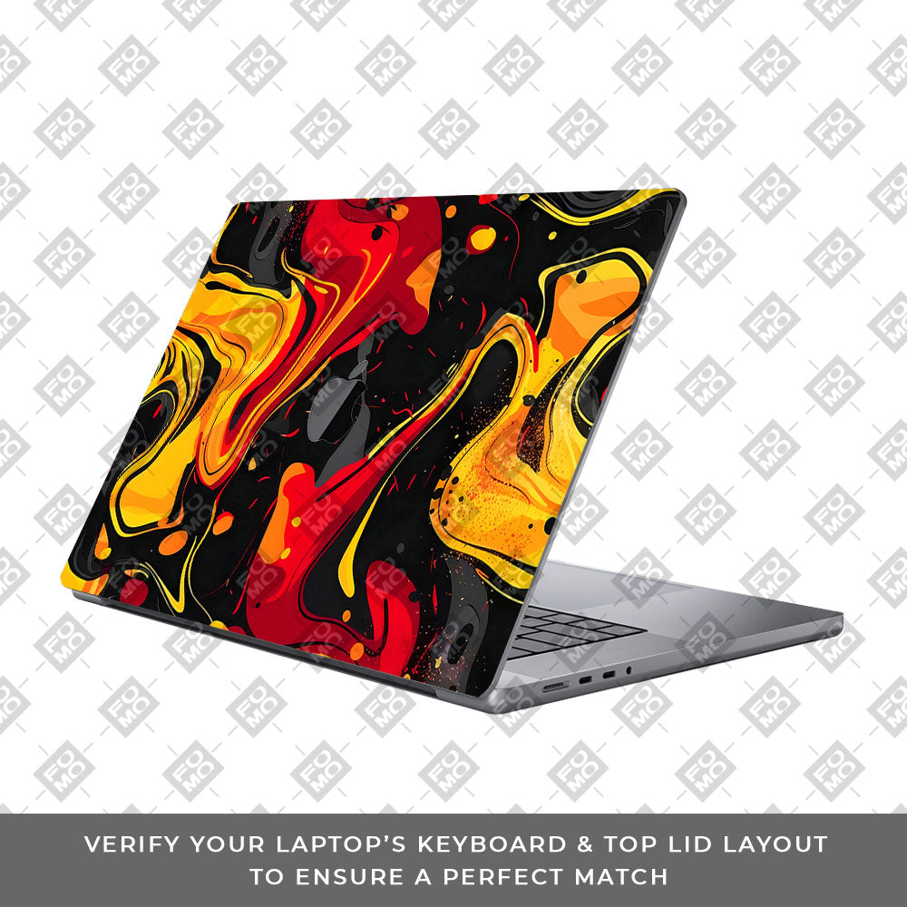 Lava Burst MacBook Pro 16 2019 Laptop Skin