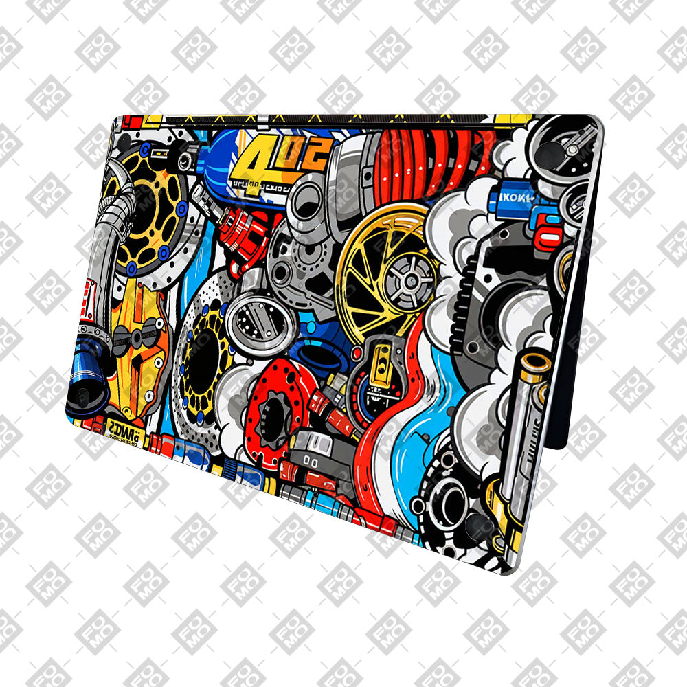 Mechanical Chaos MacBook Neo 13 Laptop Skin
