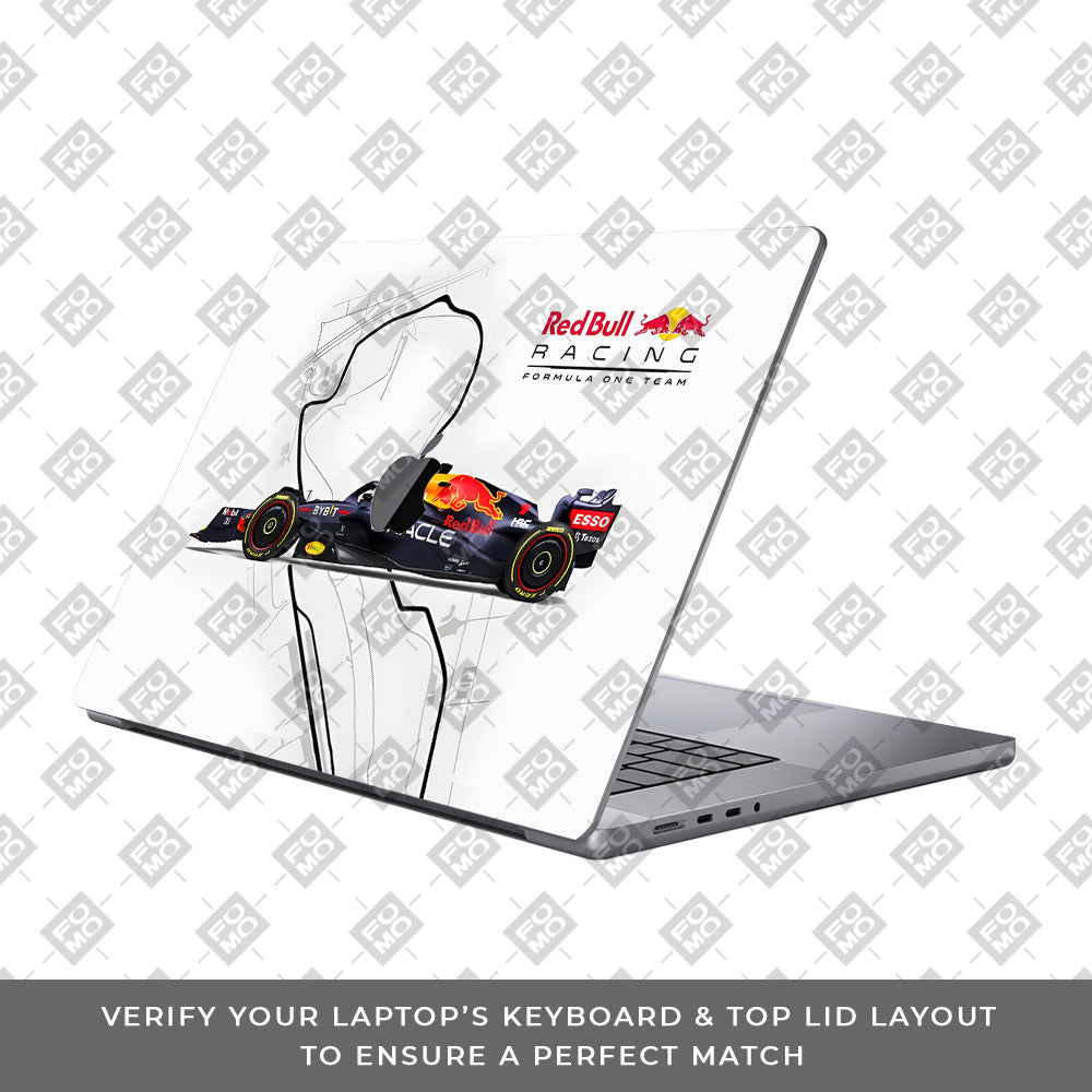 Red Bull Racing in Action MacBook Pro 16 2019 Laptop Skin