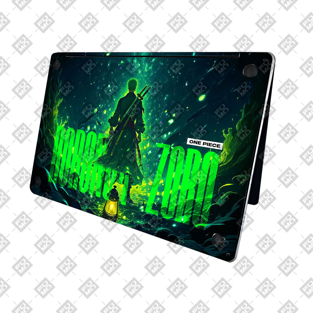 Roronoa Zoro Green Fury MacBook Pro 16 2019 Laptop Skin