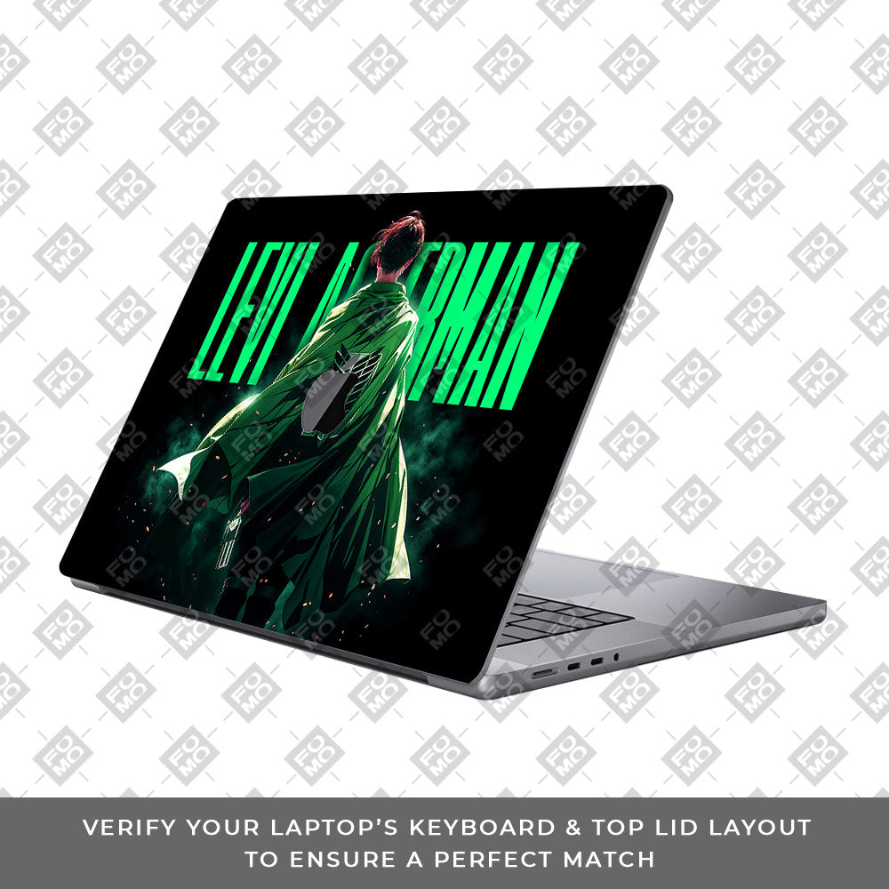 Levi Ackerman Stance MacBook Pro 16 2019 Laptop Skin