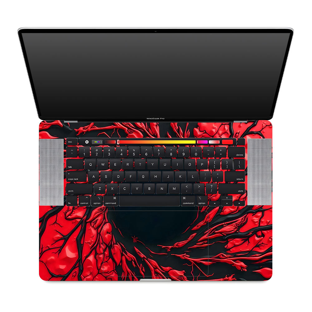 Spiderman Web Red MacBook Pro 16 2019 Laptop Skin