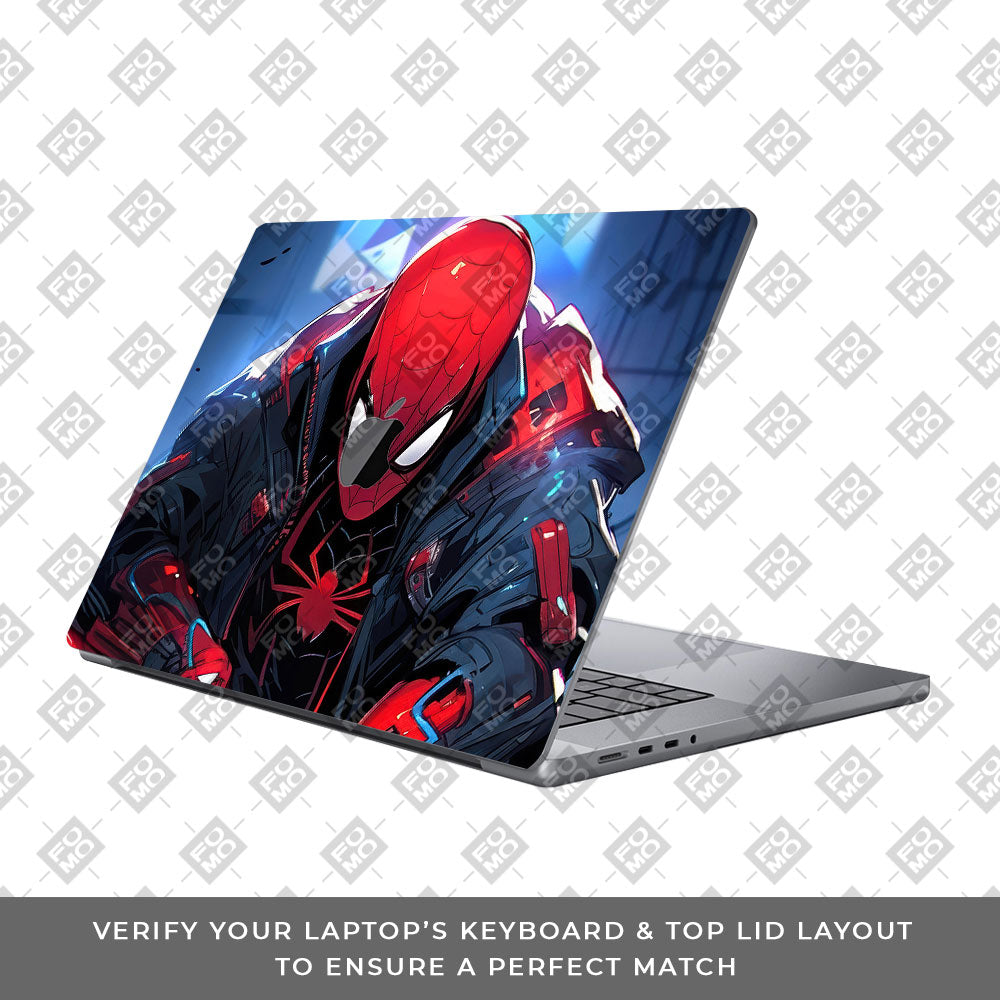 Spiderman Classic MacBook Pro 16 2019 3D Laptop Skin