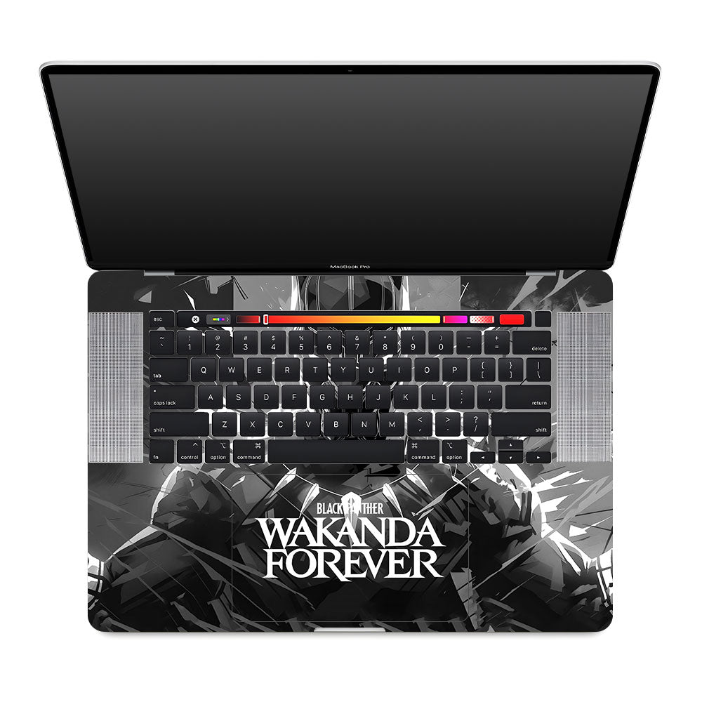 Black Panther Wakanda Forever MacBook Pro 16 2019 3D Laptop Skin