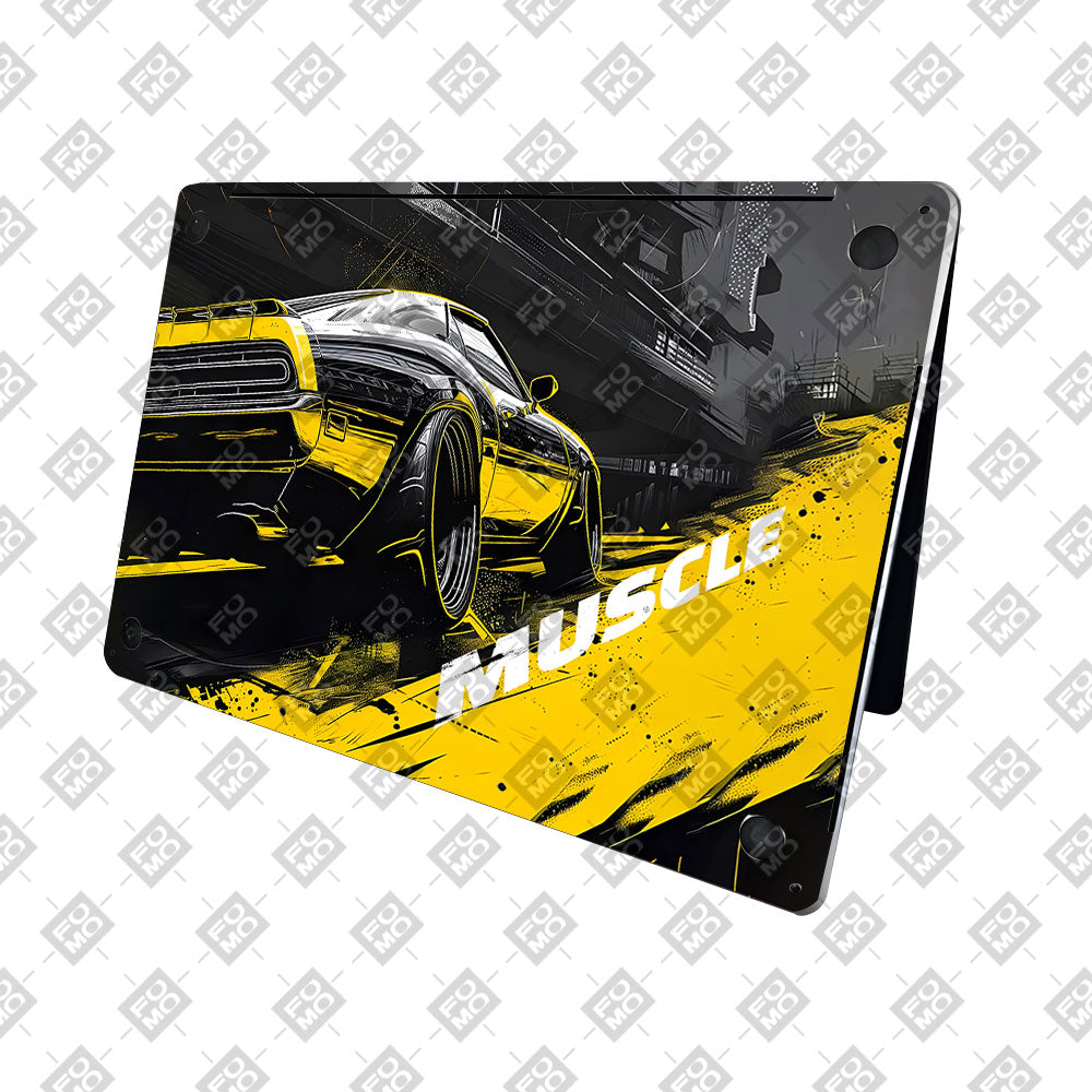Black Muscle MacBook Neo 13 Laptop Skin
