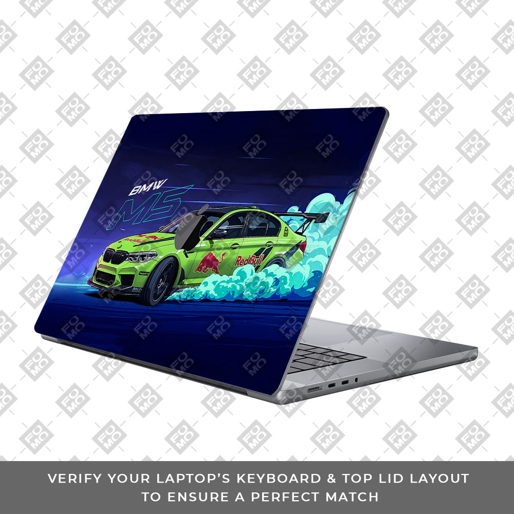 BMW M5 MacBook Pro 16 2019 3D Laptop Skin