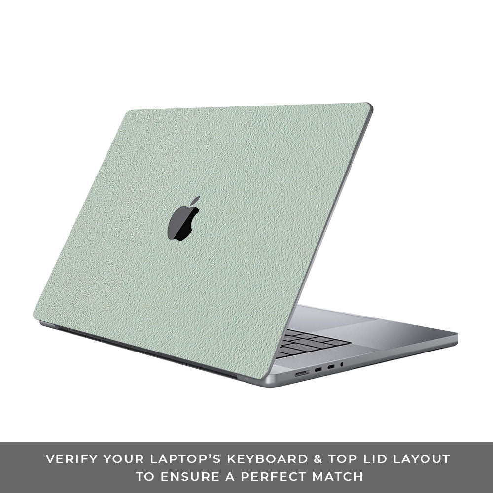 Textured Aqua Stone MacBook Pro 16 2019 Laptop Skin