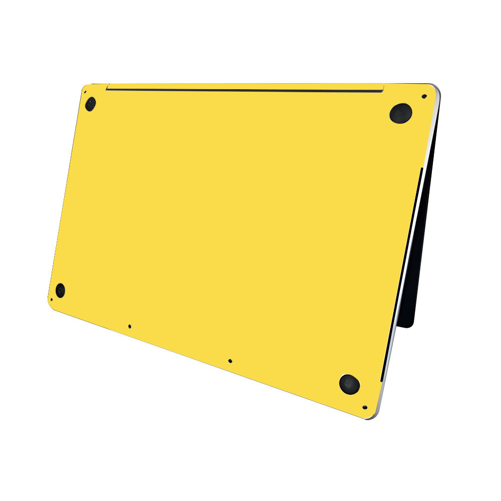Textured Yellow MacBook Neo 13 Laptop Skin
