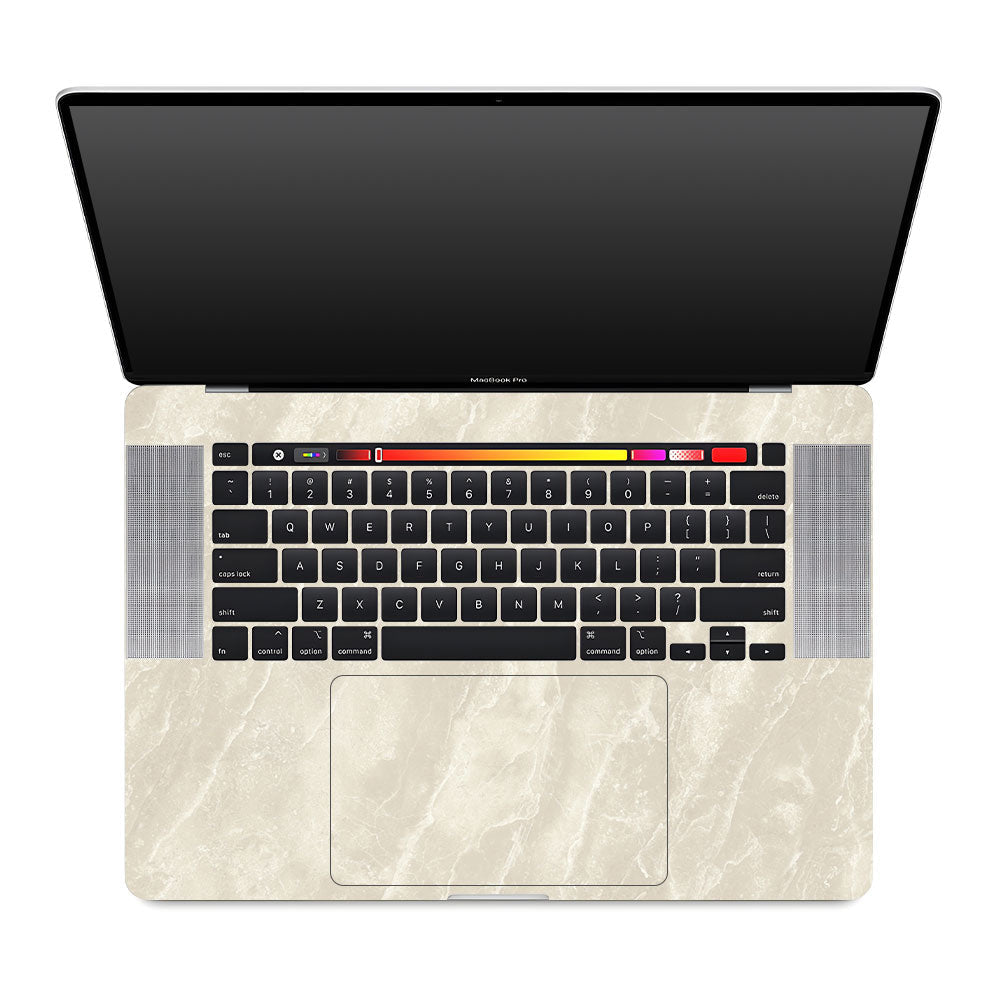 Textured Marble MacBook Pro 16 2019 Laptop Skin