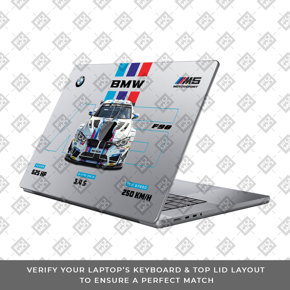 Transparent BMW M5 MacBook Pro 16 2019 Laptop Skin