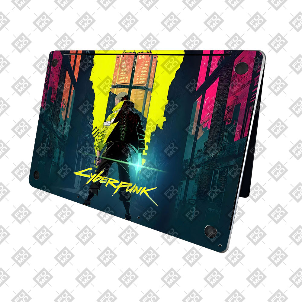 Cyberpunk Uprising MacBook Neo 13 Laptop Skin