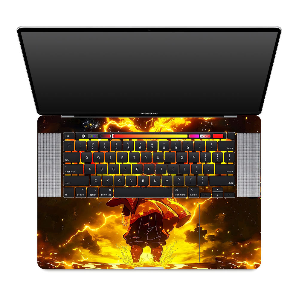Zenitsu Lightning Strike MacBook Pro 16 2019 Laptop Skin