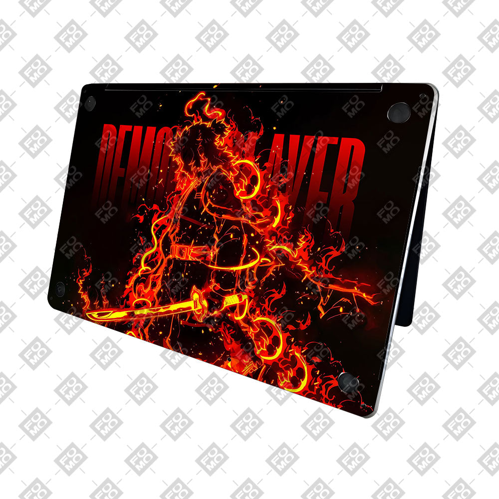 Rengoku Blazing Inferno MacBook Pro 16 2019 Laptop Skin
