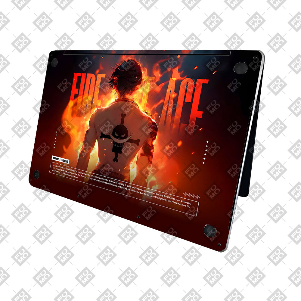 Fire Fist Ace MacBook Neo 13 Laptop Skin