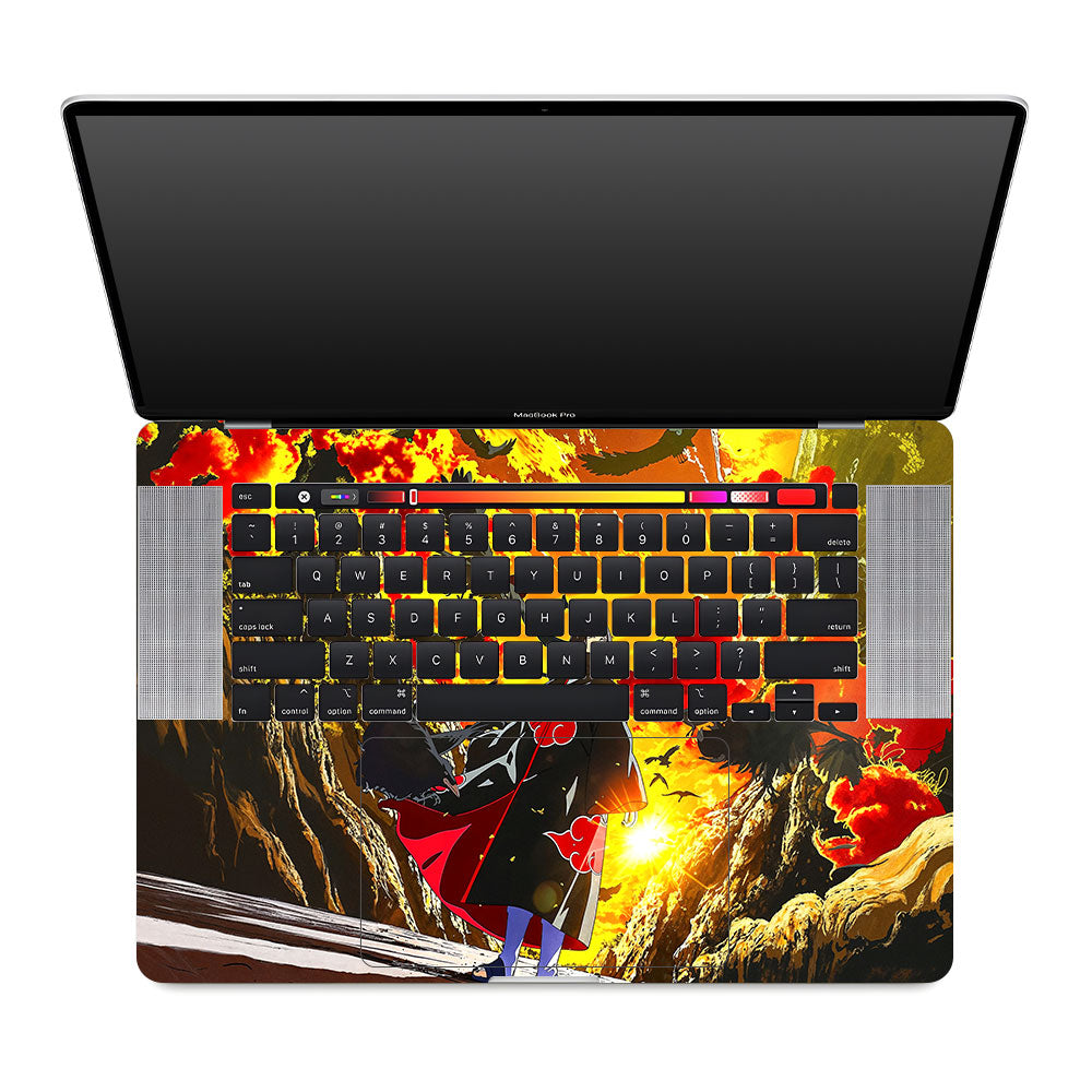 Itachi with Flock of Crows MacBook Pro 16 2019 Laptop Skin