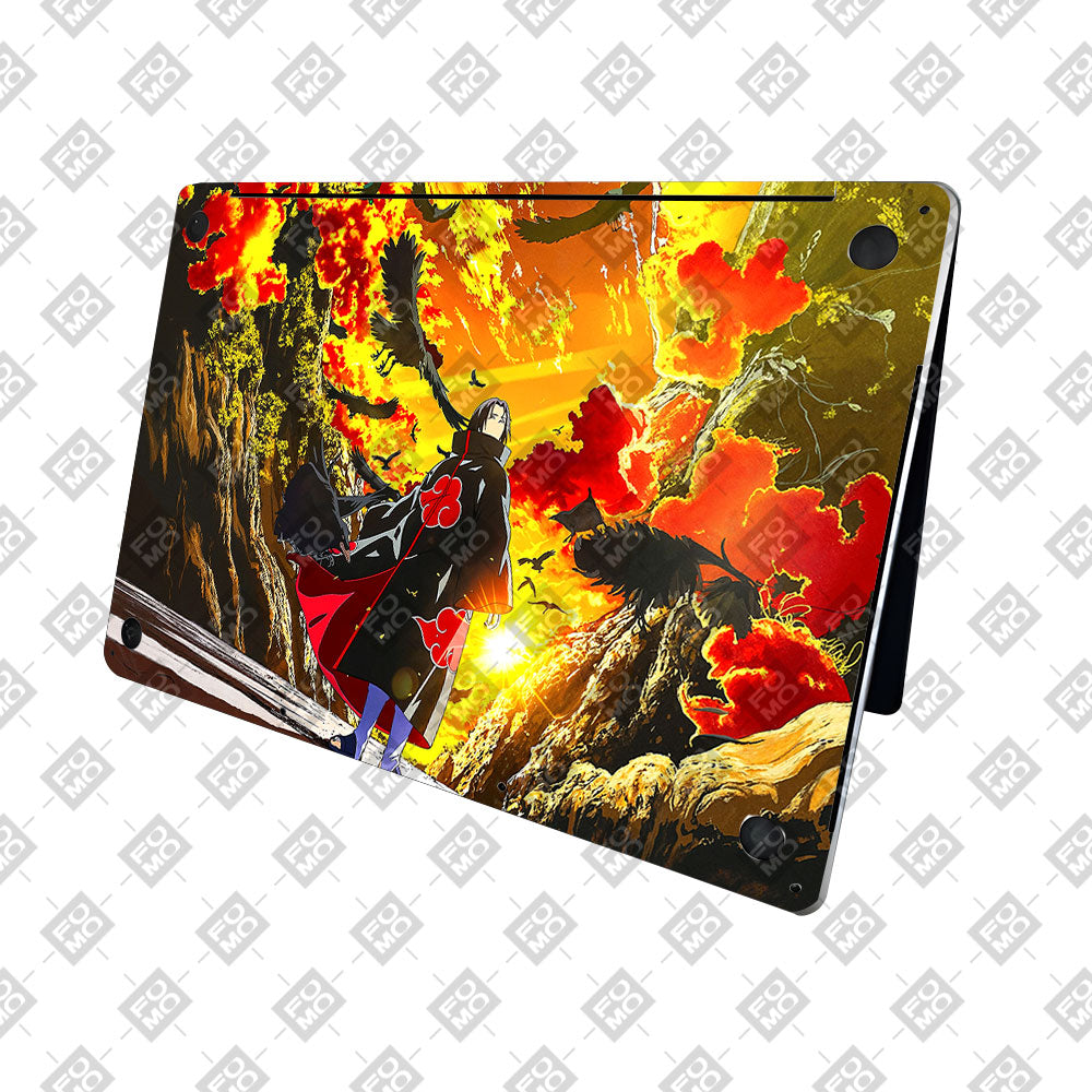 Itachi with Flock of Crows MacBook Pro 16 2019 Laptop Skin
