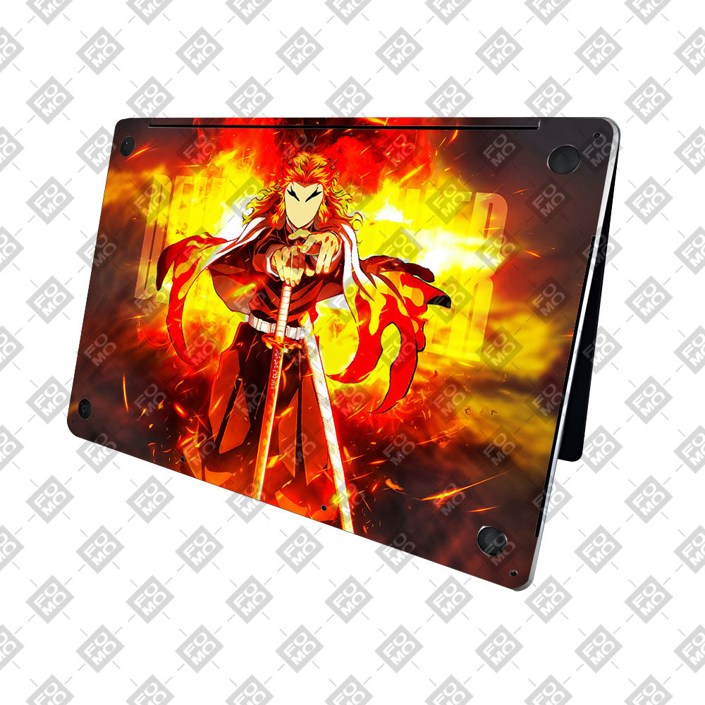 Flame Hashira Rengoku MacBook Neo 13 Laptop Skin