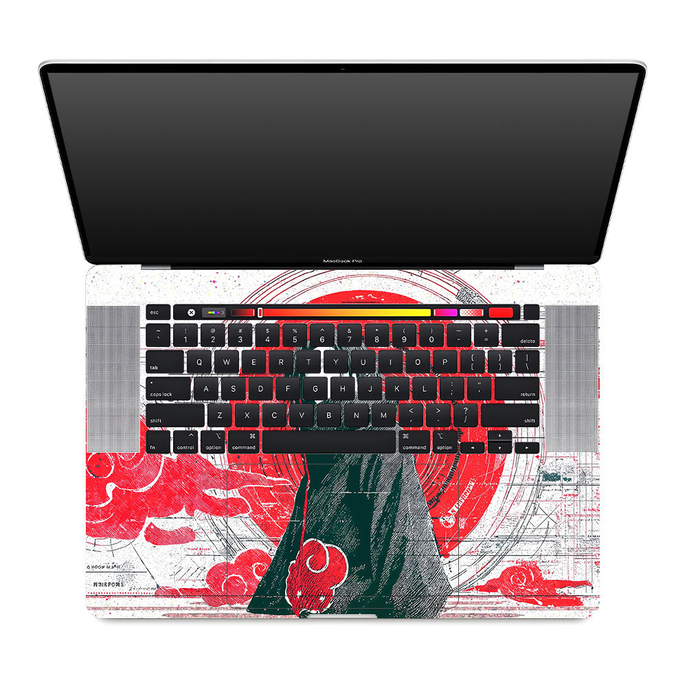 Itachi Uchiha Mark of the Akatsuki MacBook Pro 16 2019 Laptop Skin