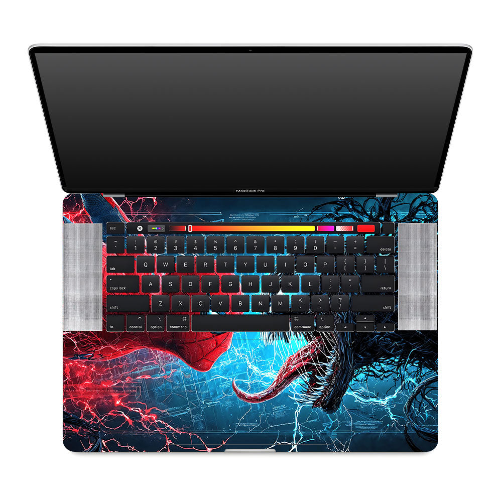 Spiderman vs Venom Showdown MacBook Pro 16 2019 Laptop Skin