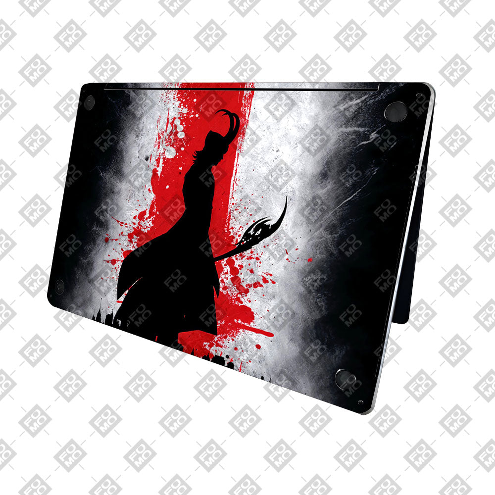 Loki Silhouette Red Strike MacBook Pro 16 2019 Laptop Skin