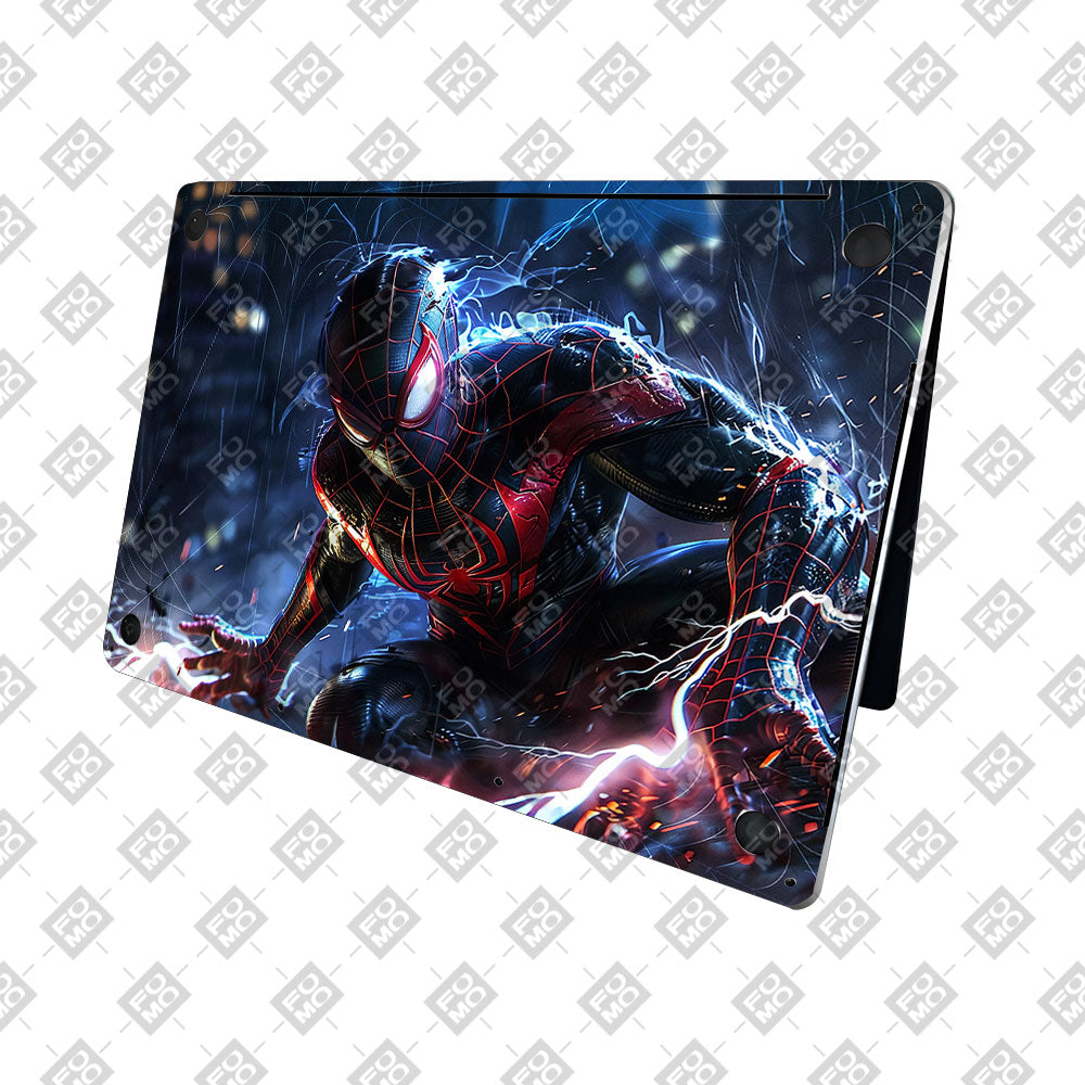 Miles Morales Shockwave MacBook Neo 13 Laptop Skin