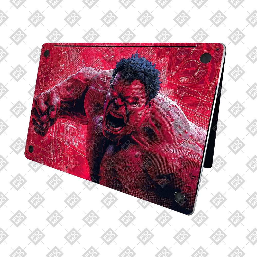 Gamma Rage Red Hulk MacBook Neo 13 Laptop Skin