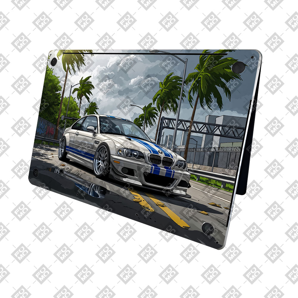 Street Icon BMW E46 Drift Legend MacBook Pro 16 2019 Laptop Skin