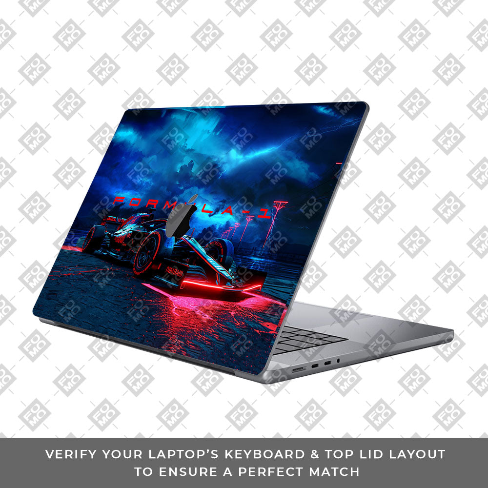 Fututristic Formula 1 MacBook Pro 16 2019 Laptop Skin