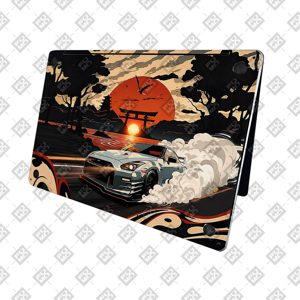 Samurai Rising Sun GTR MacBook Neo 13 Laptop Skin