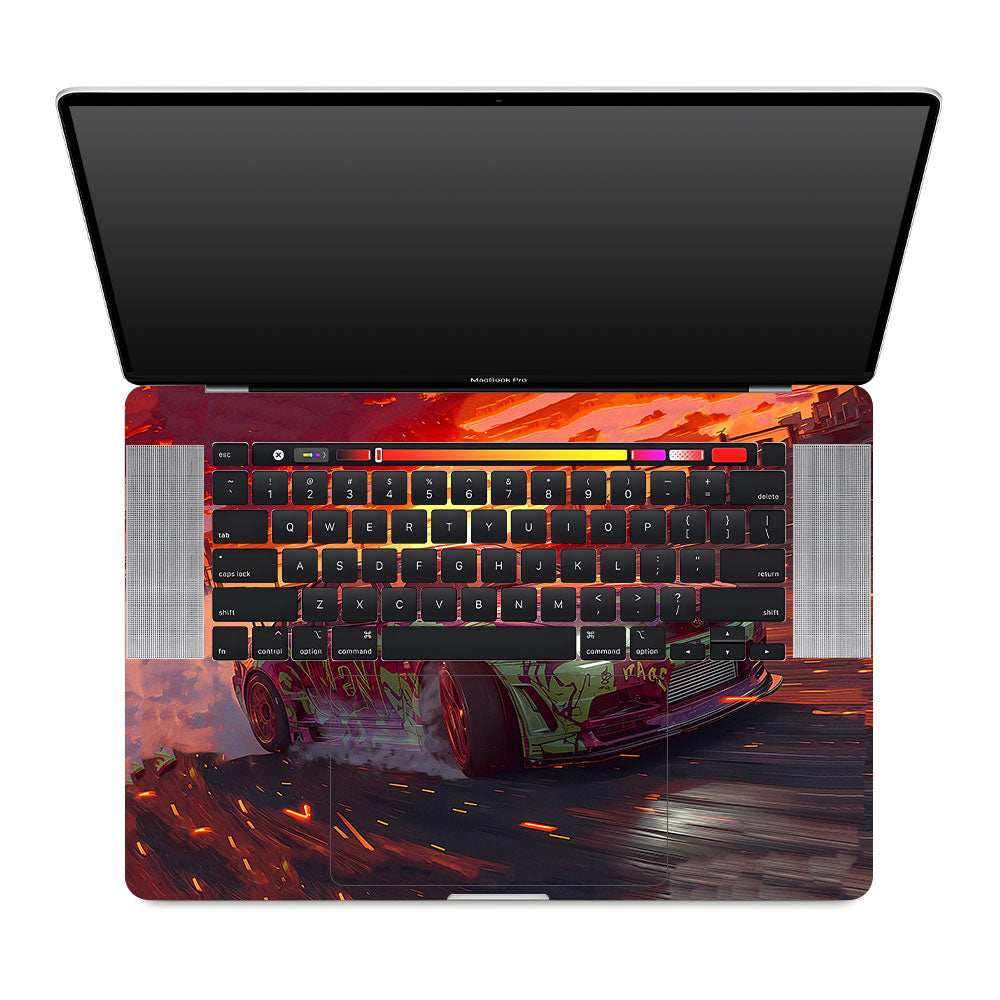 Tokyo Drift Vibes MacBook Pro 16 2019 Laptop Skin