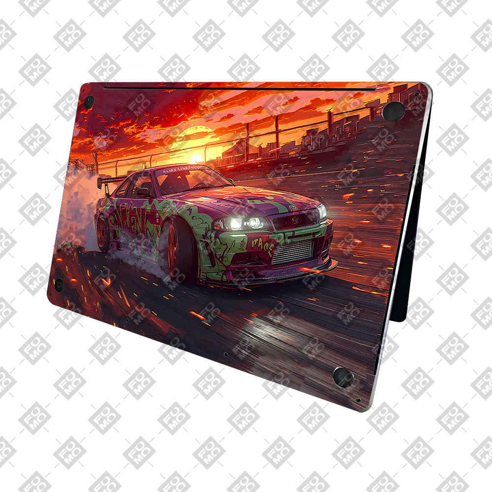 Tokyo Drift Vibes MacBook Pro 16 2019 Laptop Skin