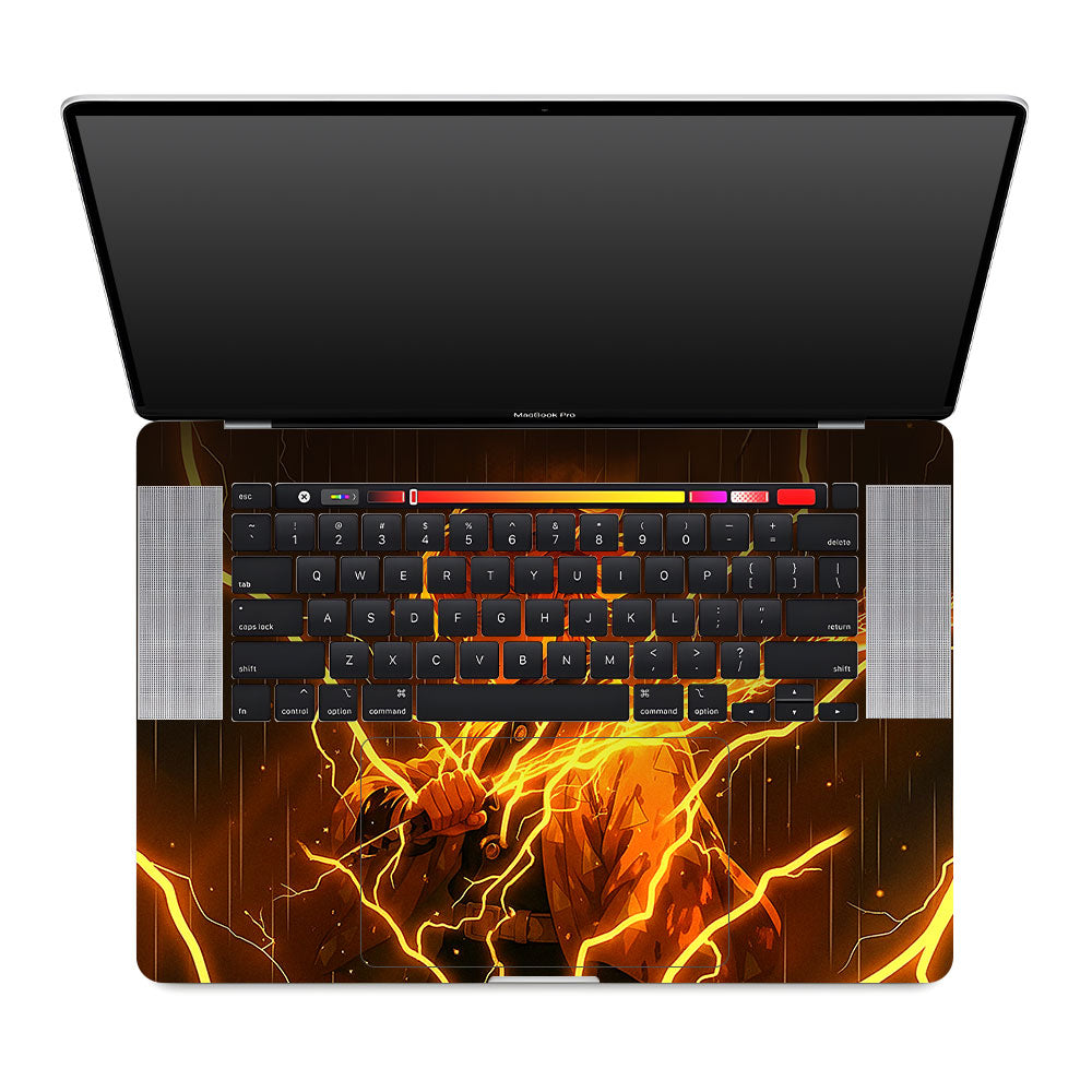 Thunder Soul Lightning Zenitsu MacBook Pro 16 2019 Laptop Skin