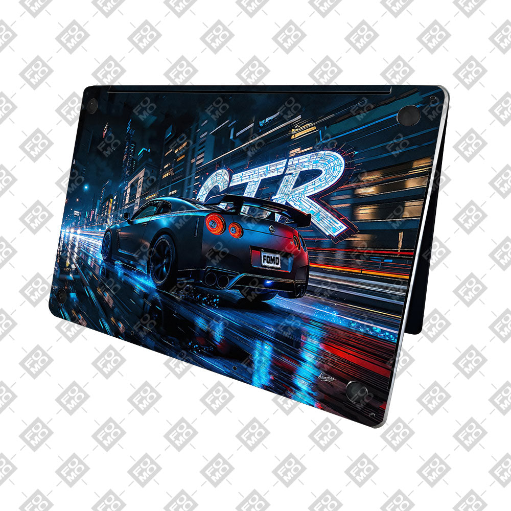 Neon GTR Nights MacBook Neo 13 Laptop Skin