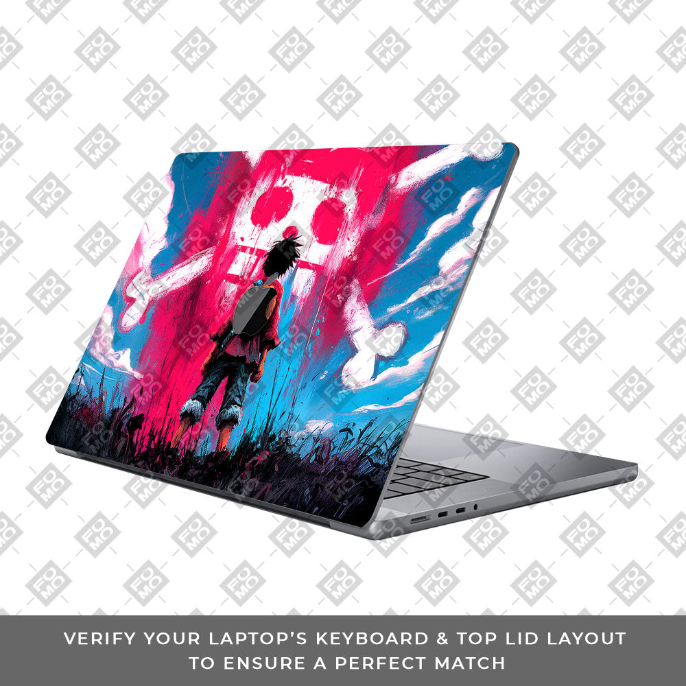 Straw Hat Graffiti One Piece MacBook Pro 16 2019 Laptop Skin