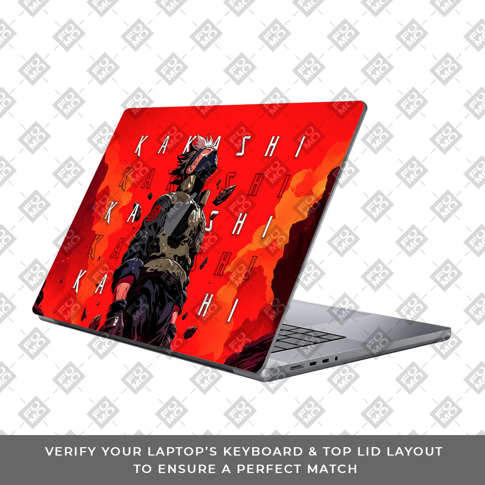 Kakashi Hatake Inferno MacBook Pro 16 2019 Laptop Skin