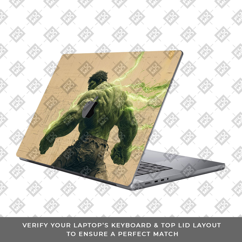 Hulk Unleashed MacBook Pro 16 2019 Laptop Skin