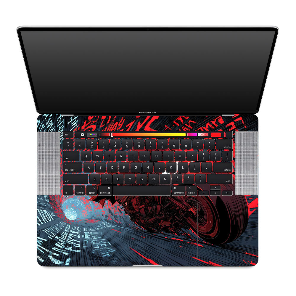 Dark Knight Overdrive MacBook Pro 16 2019 3D Laptop Skin