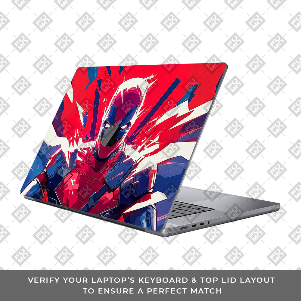 Deadpool Power Burst MacBook Pro 16 2019 Laptop Skin