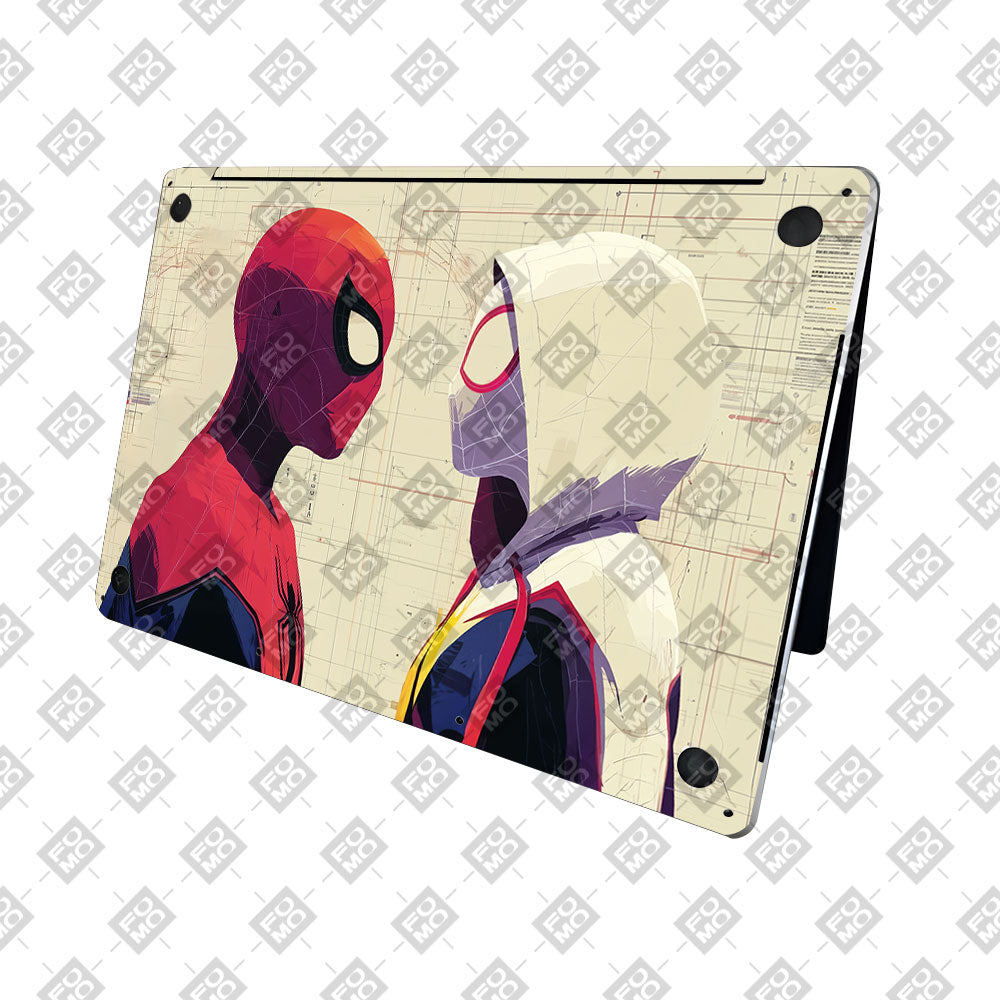 Spider Man X Spider Gwen MacBook Neo 13 Laptop Skin
