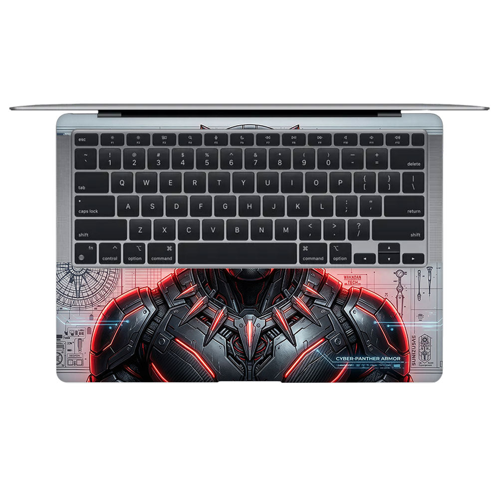 Black Panther Vibranium Tech MacBook Air 13 M1 2020 Laptop Skin