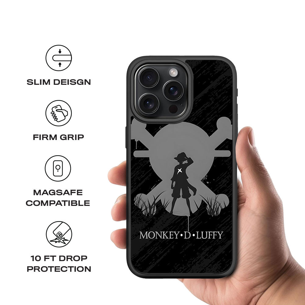 Monkey D Luffy Skin with Shockguard Armour Magsafe Case for Apple iPhone 15 Pro Max