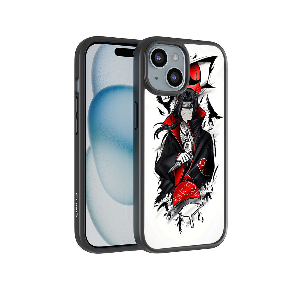 Itachi Uchiha Crows Crimson Skin with Shockguard Armour Magsafe Case for Apple iPhone 15