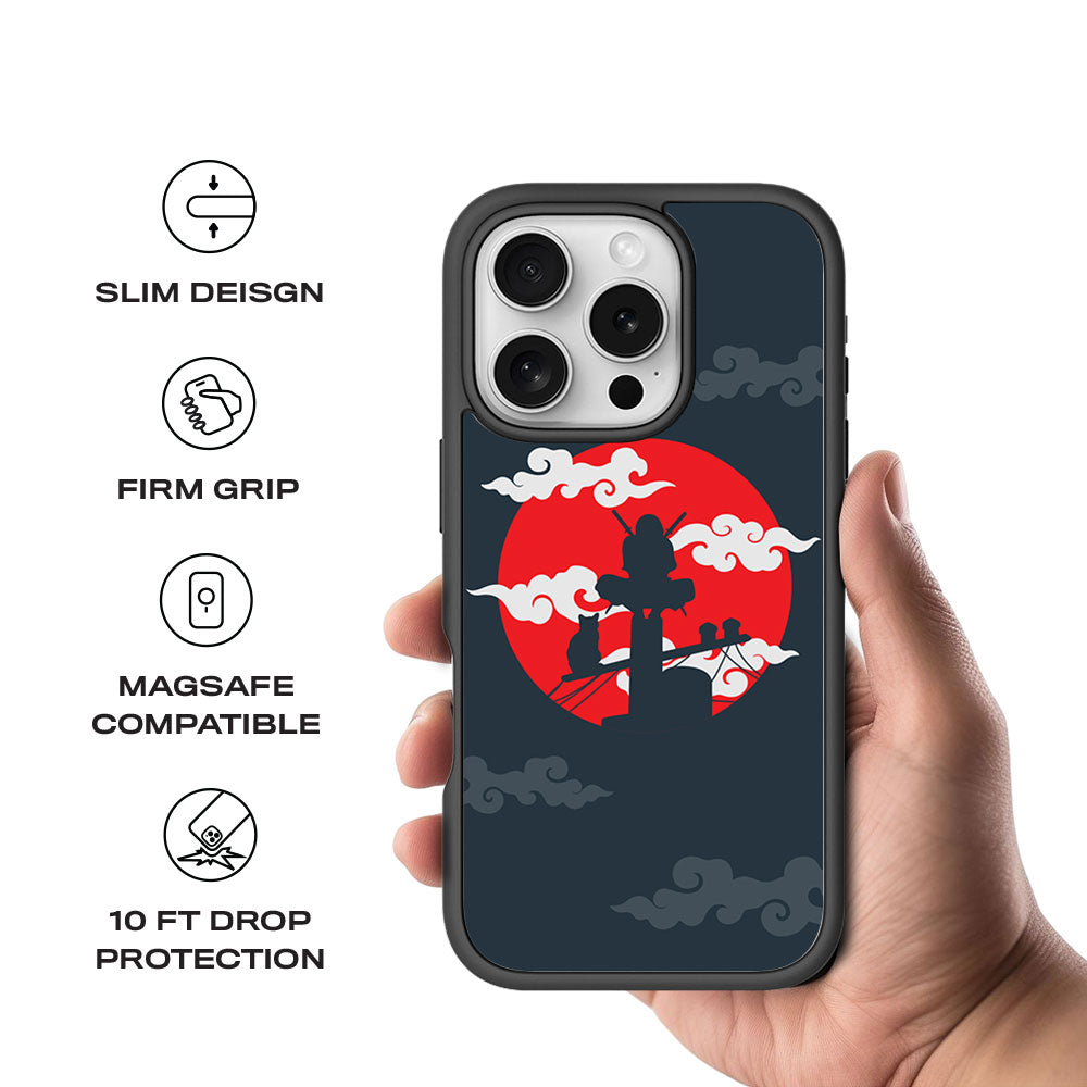 Itachi Uchiha Skin with Shockguard Armour Magsafe Case for Apple iPhone 16 Pro