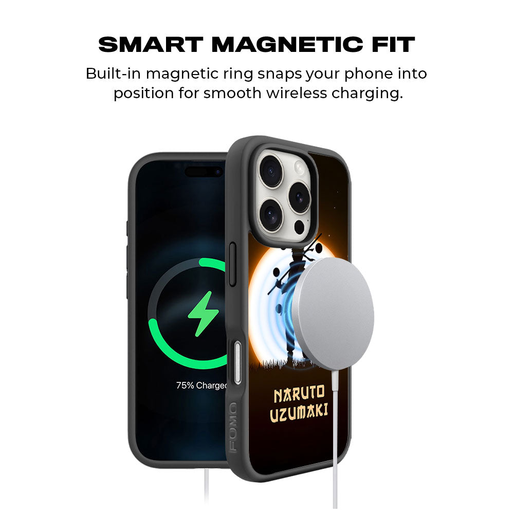 Uzumaki Naruto Skin with Shockguard Armour Magsafe Case for Apple iPhone 16 Pro Max