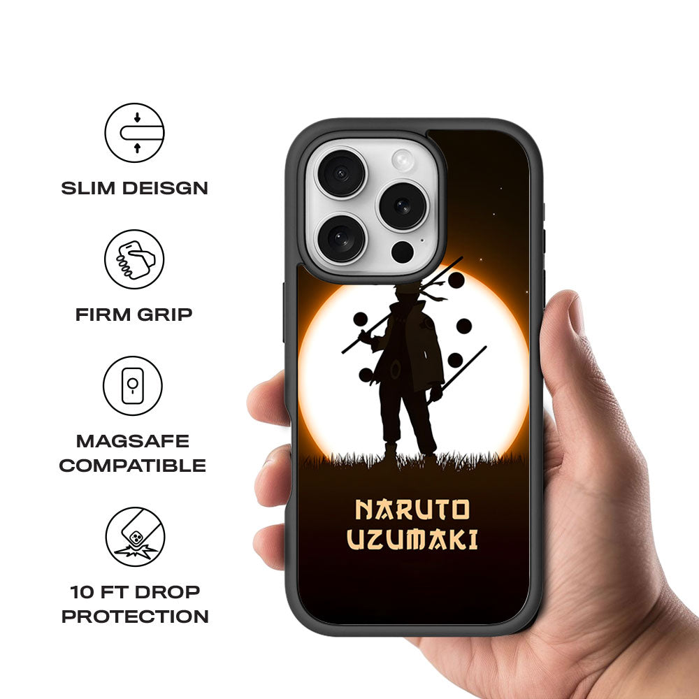 Uzumaki Naruto Skin with Shockguard Armour Magsafe Case for Apple iPhone 16 Pro