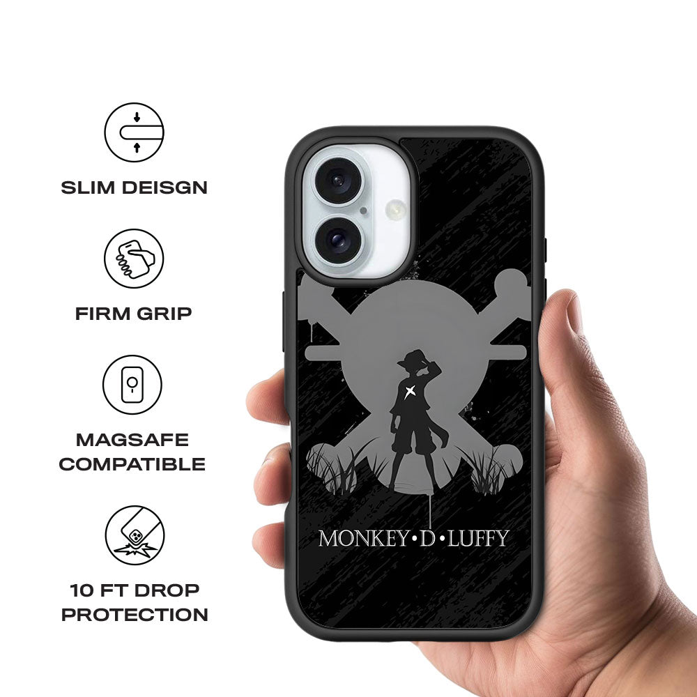 Monkey D Luffy Skin with Shockguard Armour Magsafe Case for Apple iPhone 16
