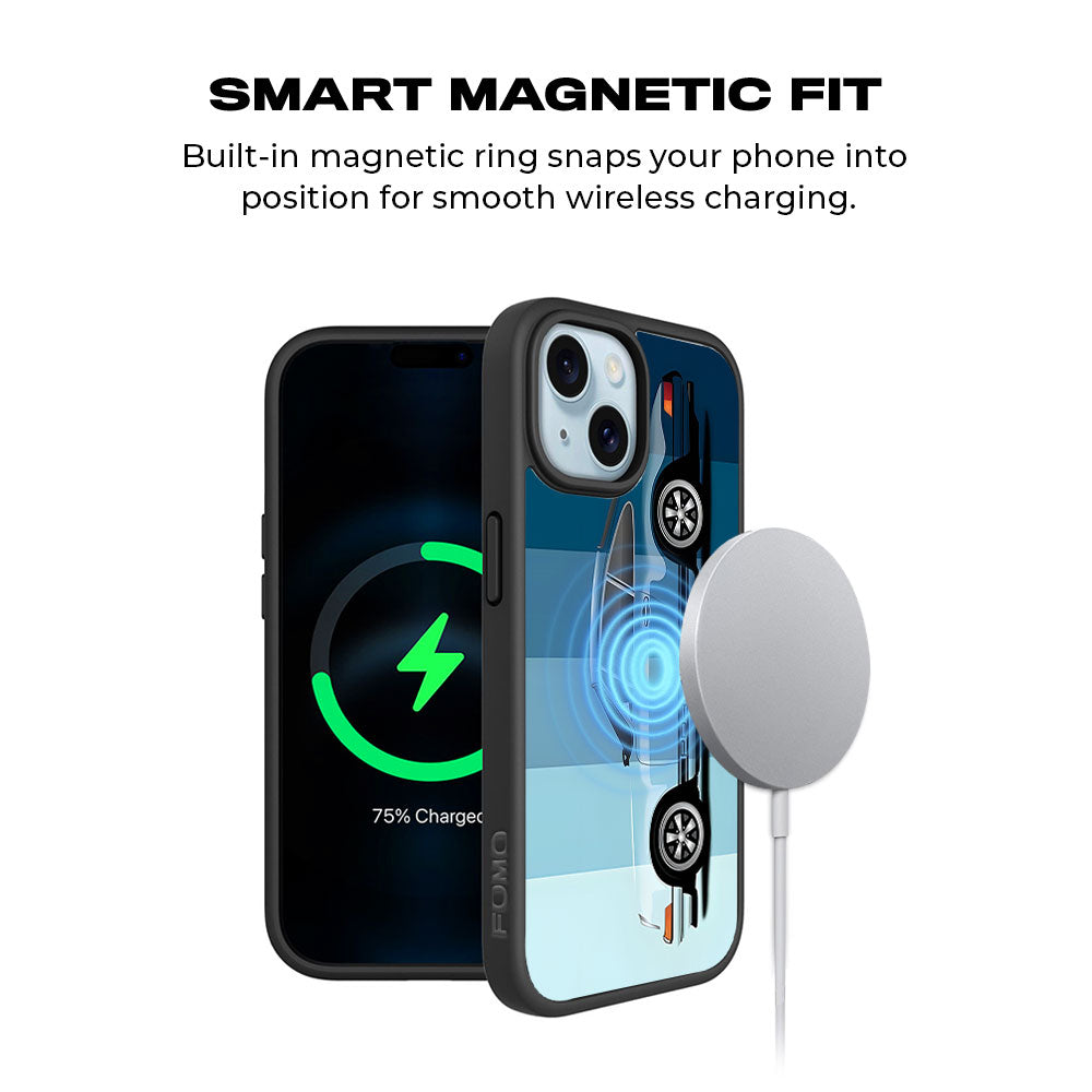 Porsche 911 Skin with Shockguard Armour Magsafe Case for Apple iPhone 15