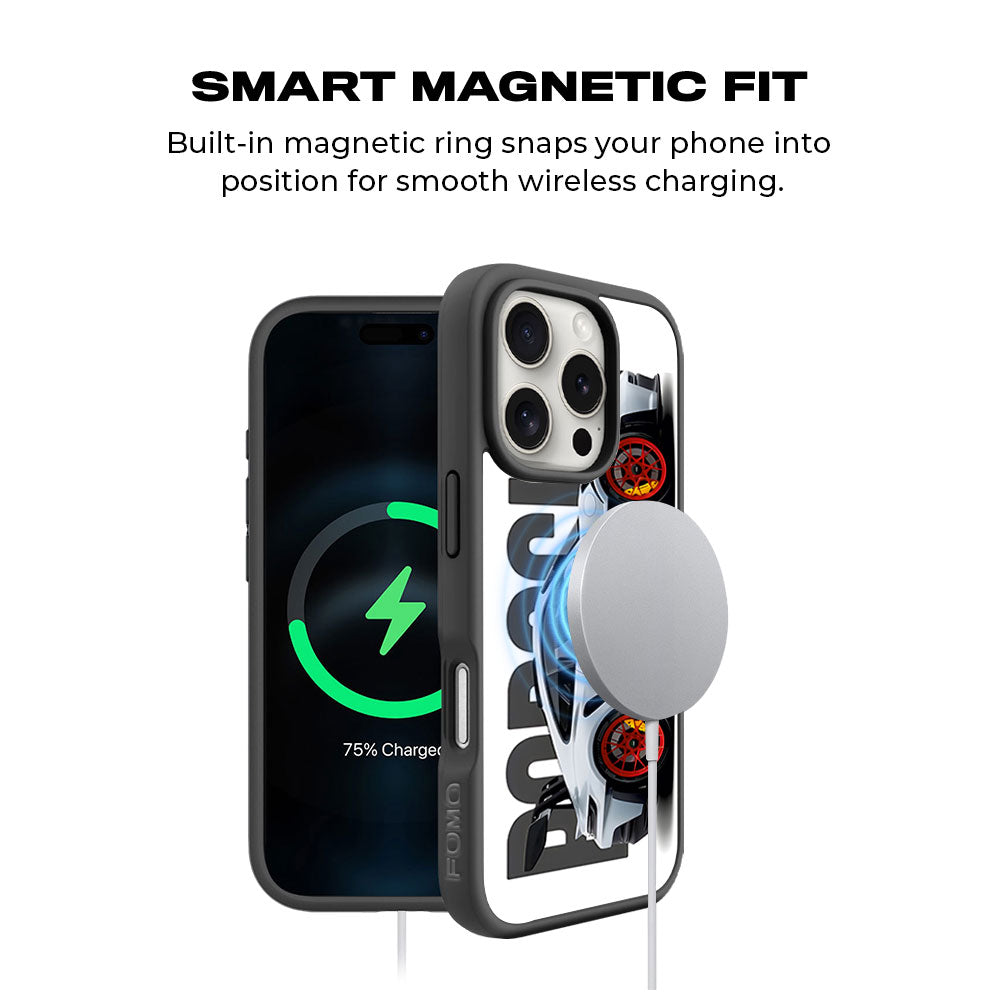 Porsche 911 GT3 Skin with Shockguard Armour Magsafe Case for Apple iPhone 16 Pro Max