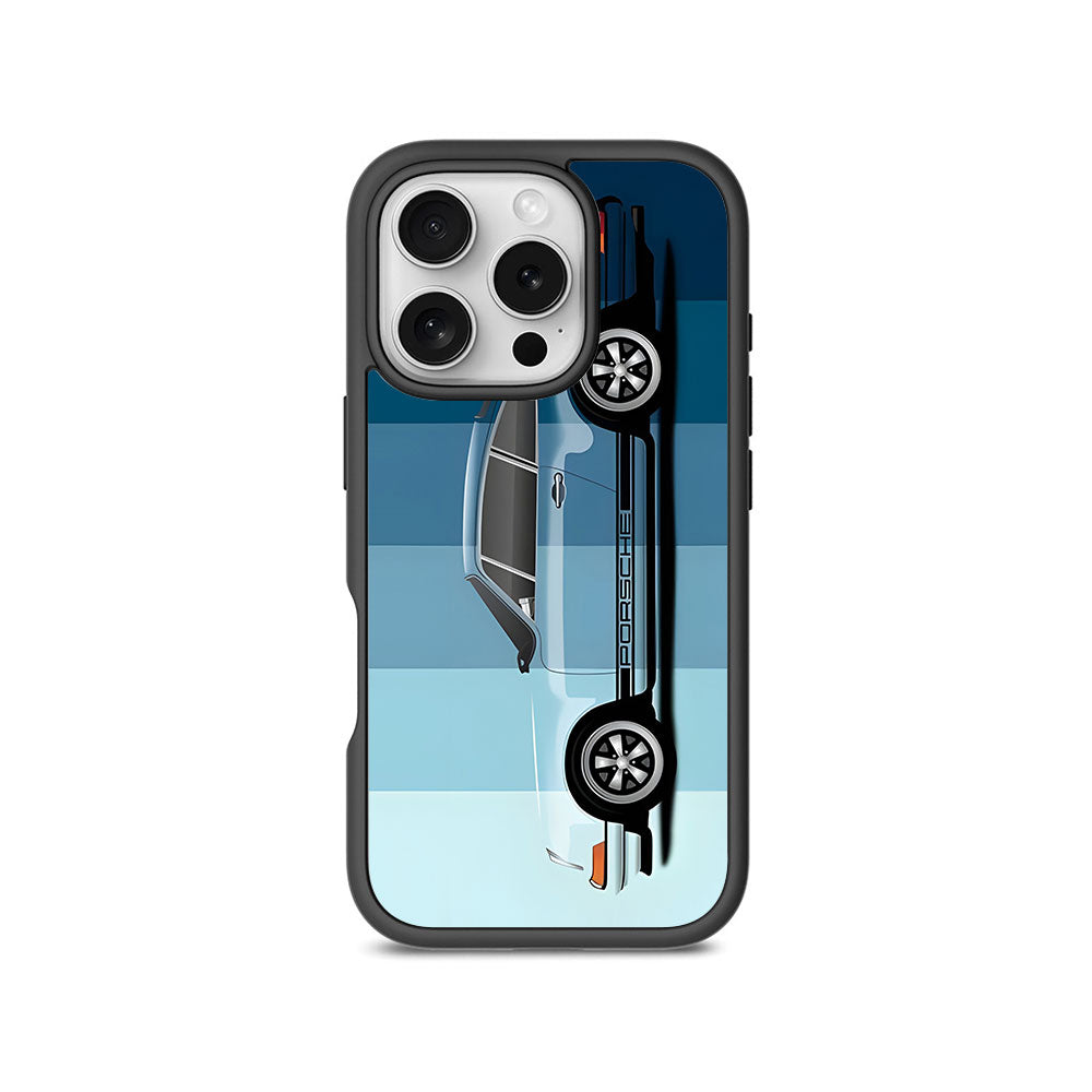 Porsche 911 Skin with Shockguard Armour Magsafe Case for Apple iPhone 16 Pro Max