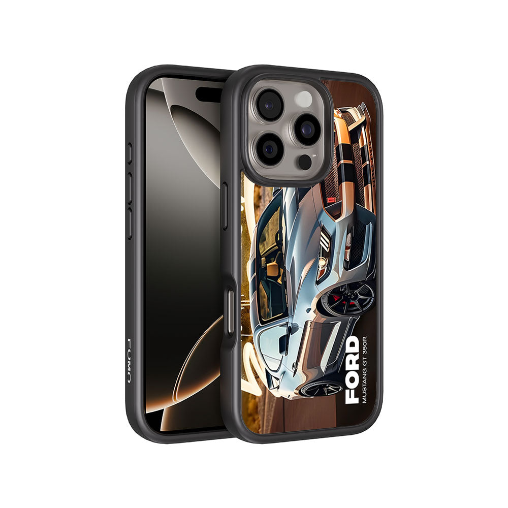 Ford Mustang GT 350R Skin with Shockguard Armour Magsafe Case for Apple iPhone 16 Pro